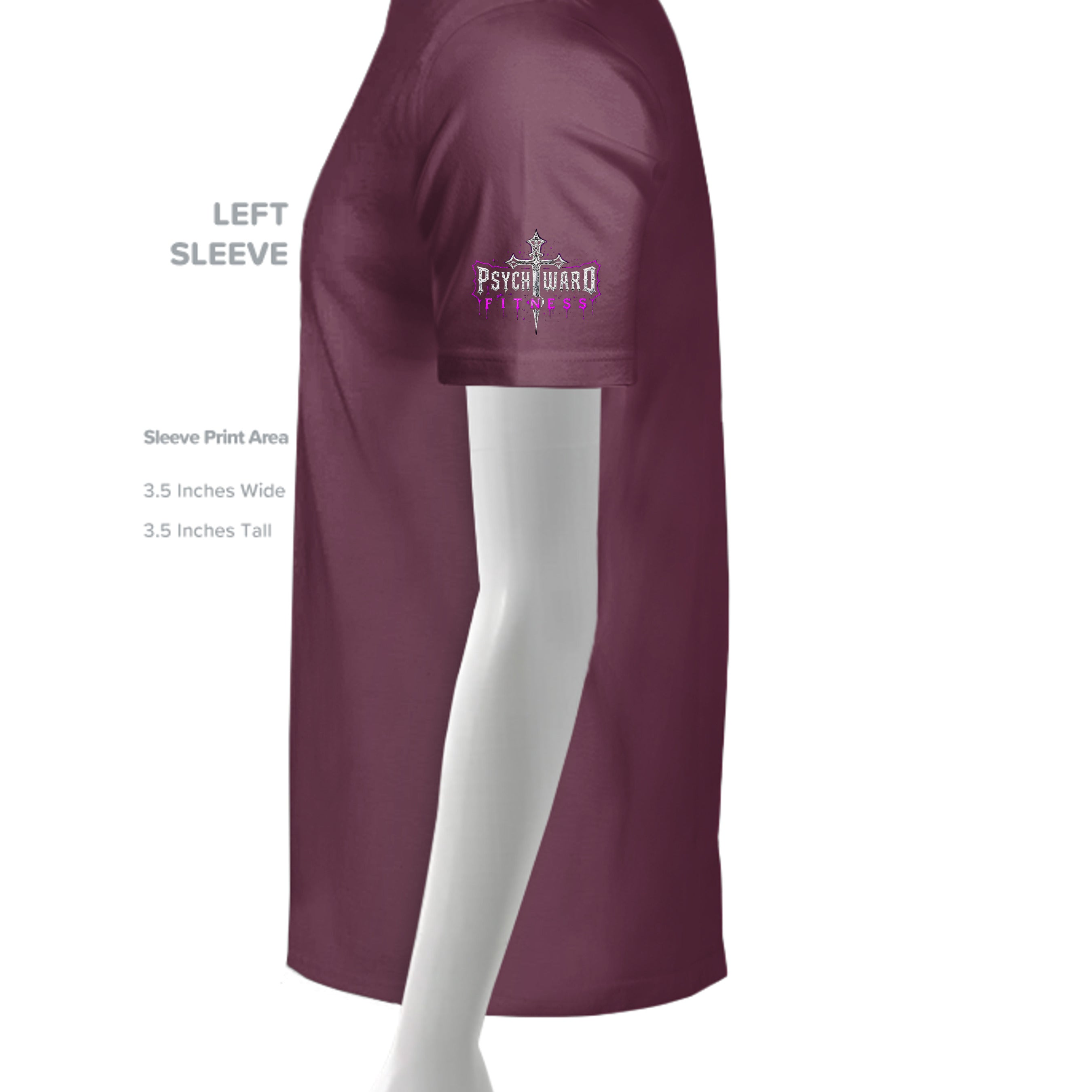 Solid Maroon Blend - 1010BE - SLEEVE_LEFT