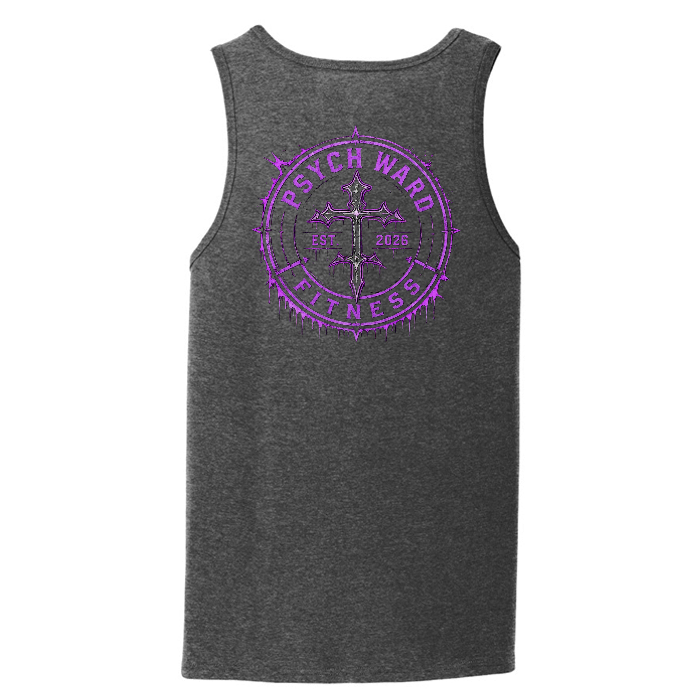 Dark Heather Grey - PC54TT - BACK