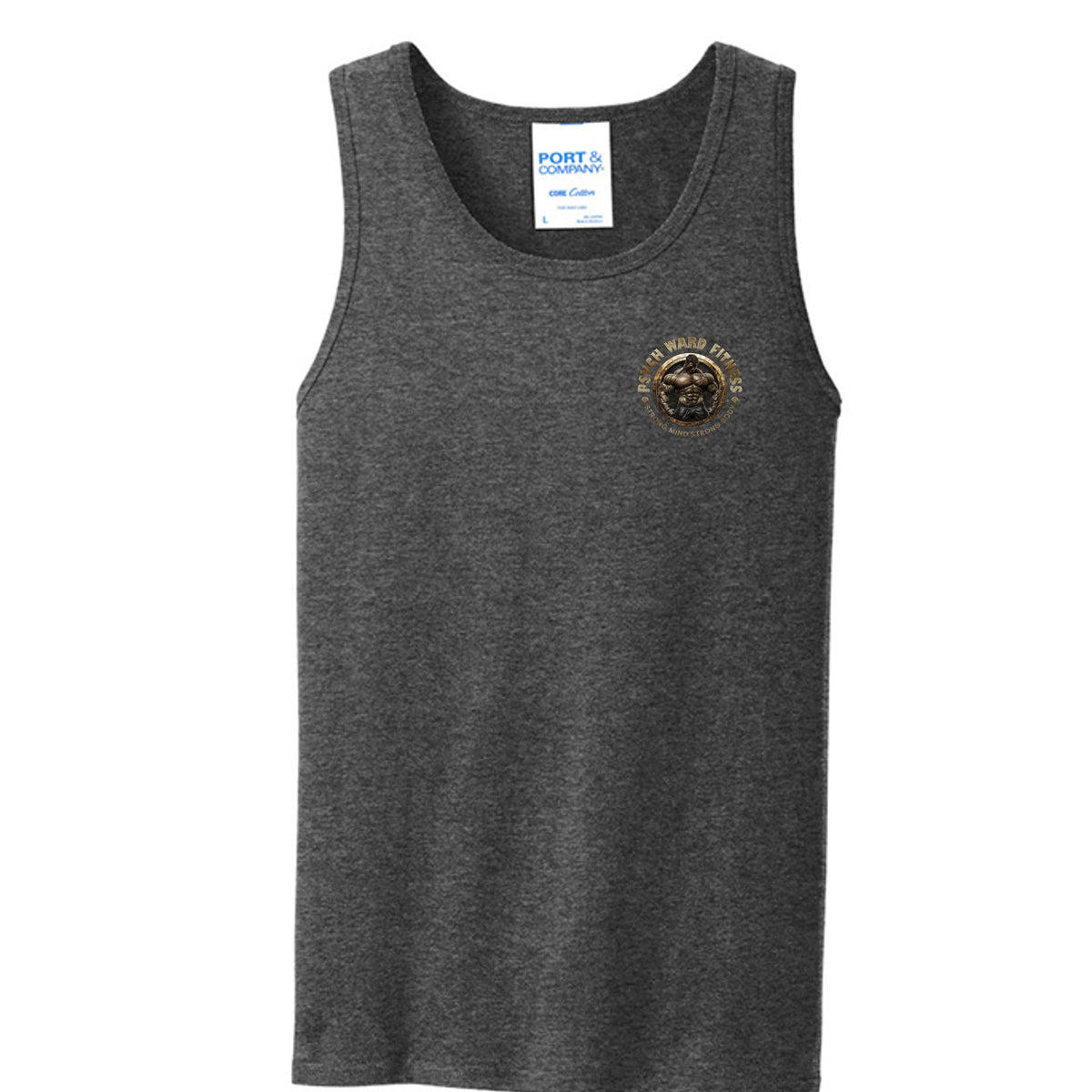 Dark Heather Grey - PC54TT - FRONT