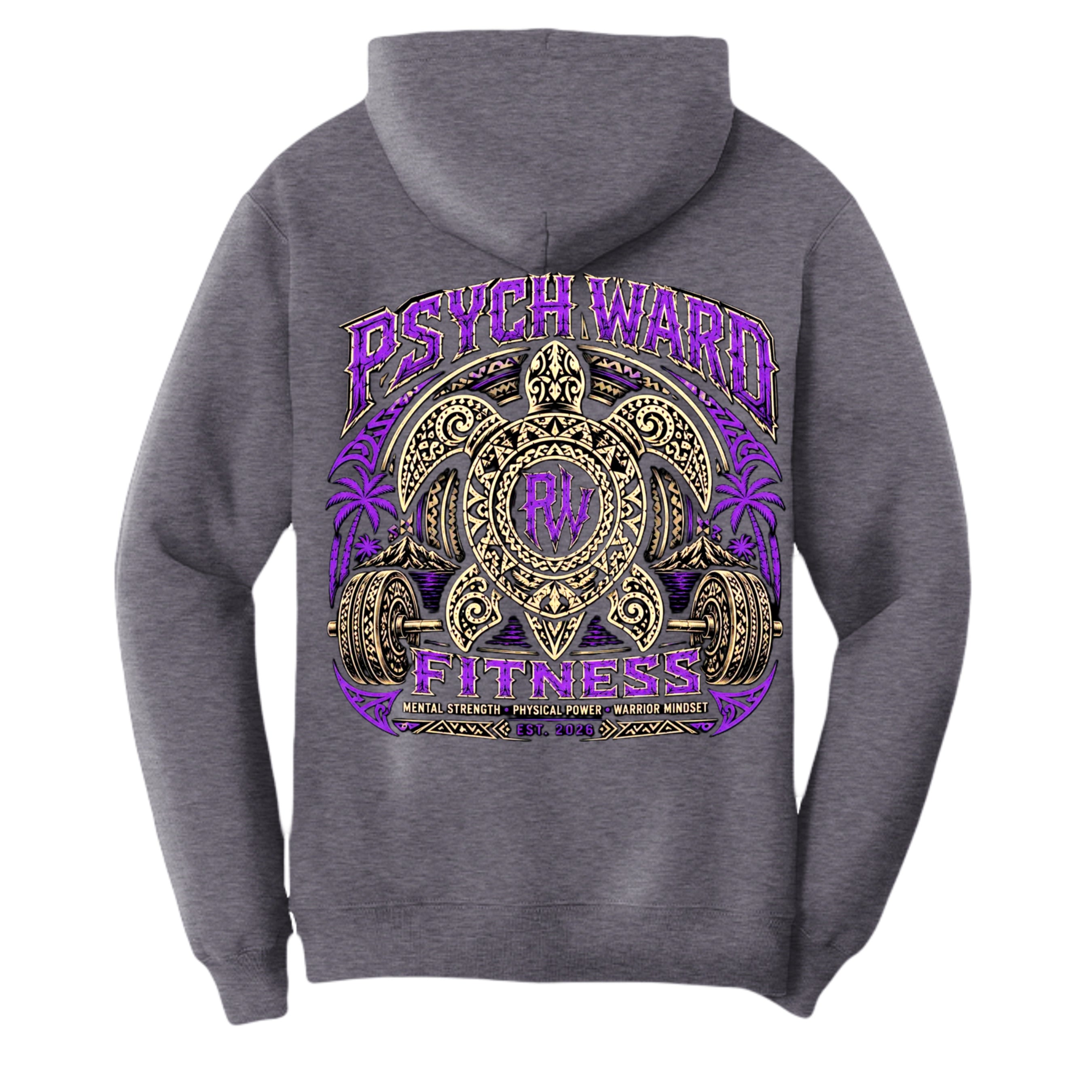 Heather Purple - PC78H - BACK