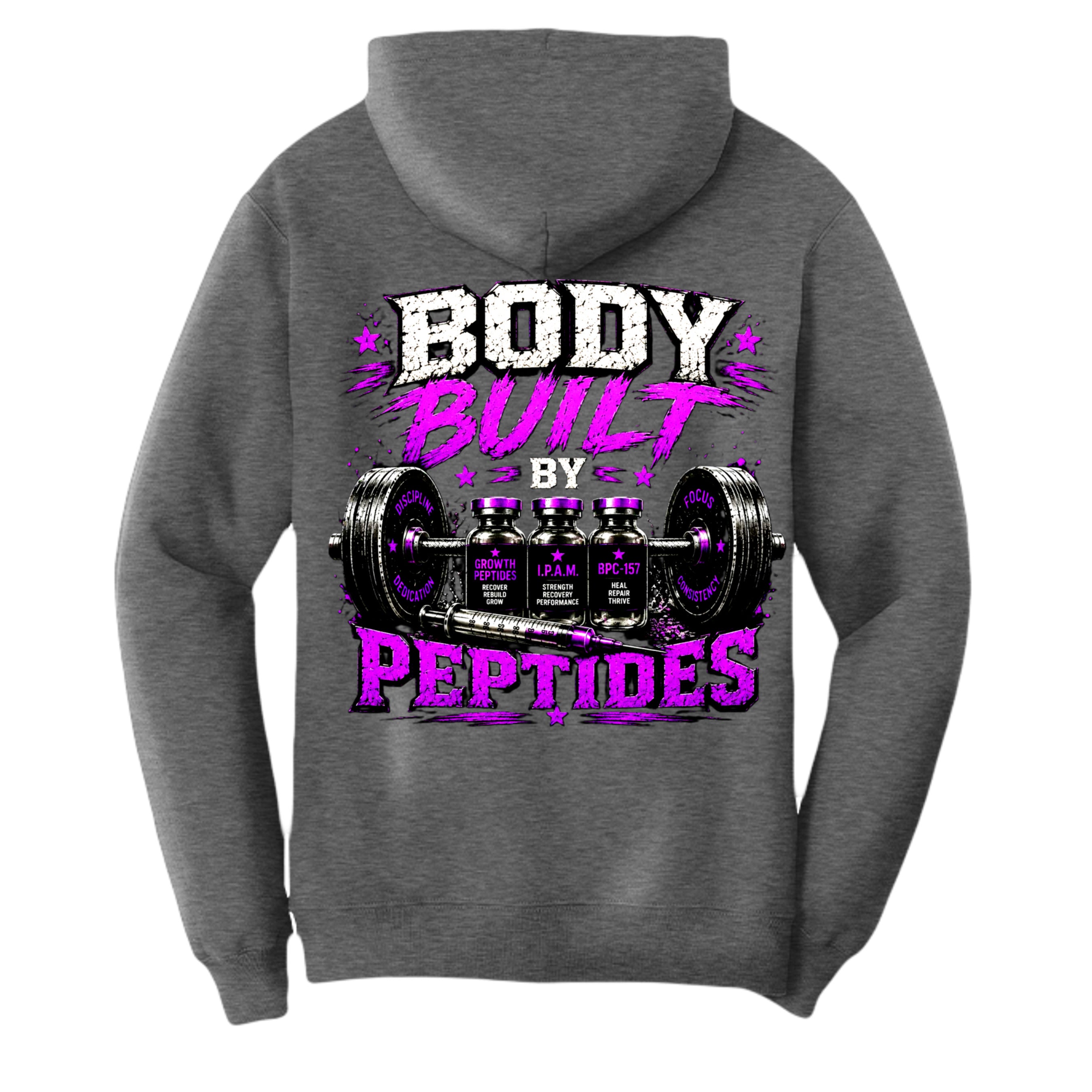 Dark Heather Grey - PC78H - BACK
