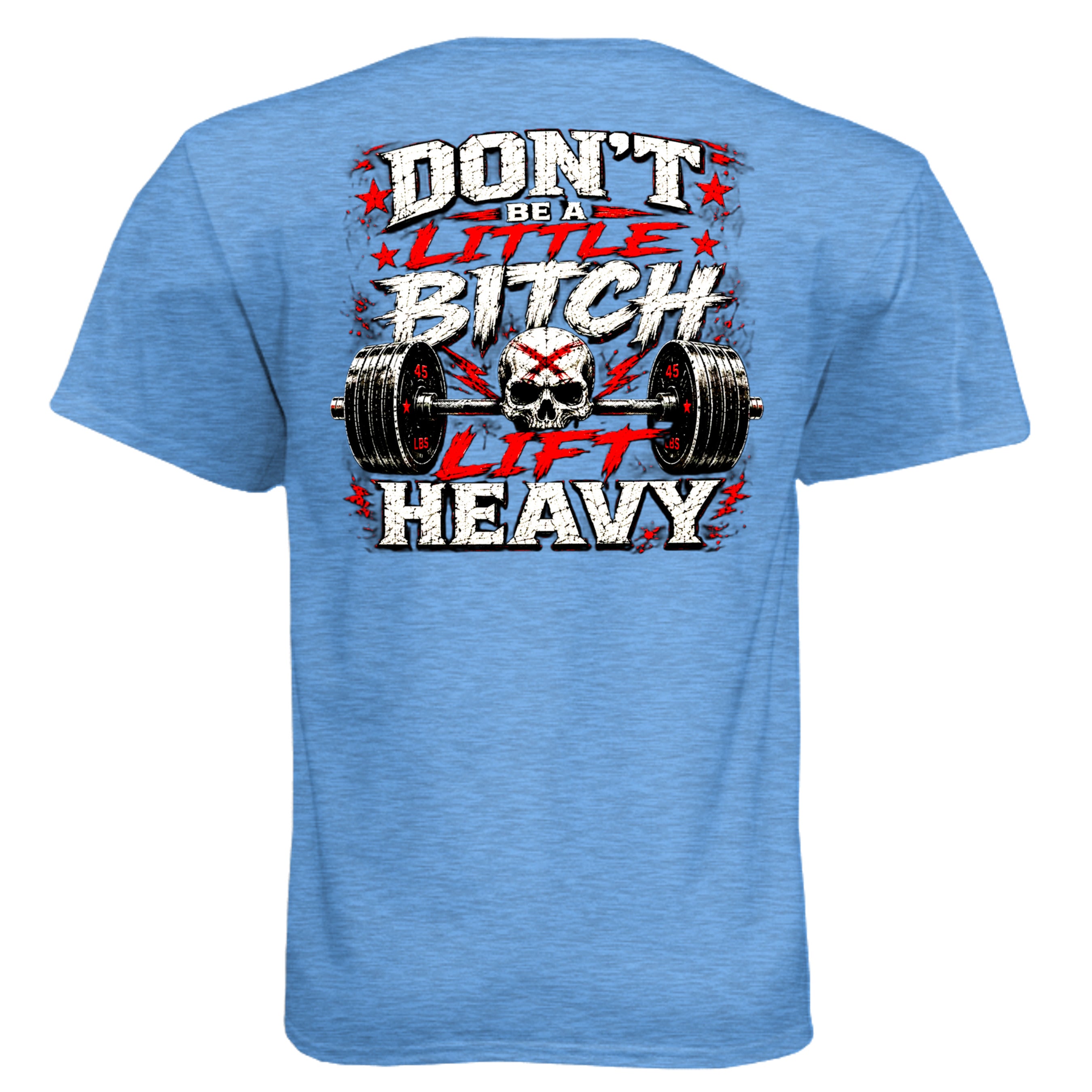 Heather Columbia Blue - N6210 - BACK