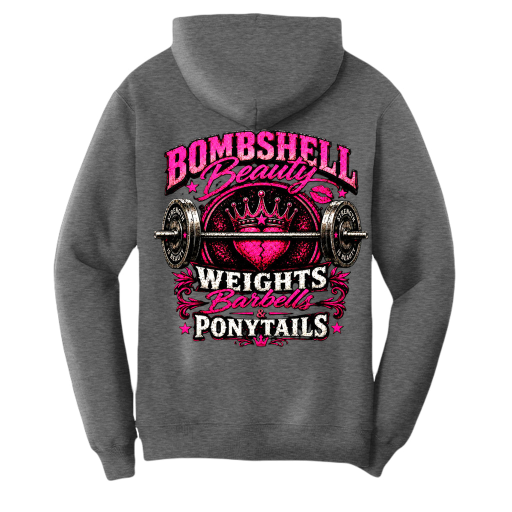 Dark Heather Grey - PC78H - BACK