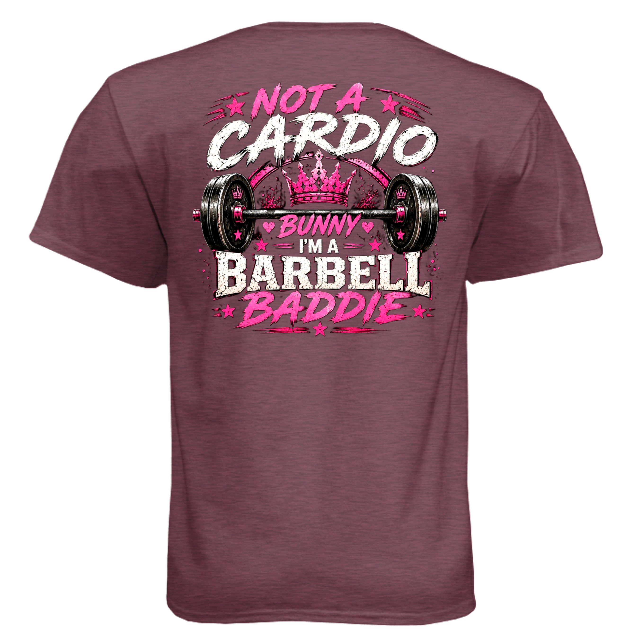 Heather Maroon - N6210 - BACK
