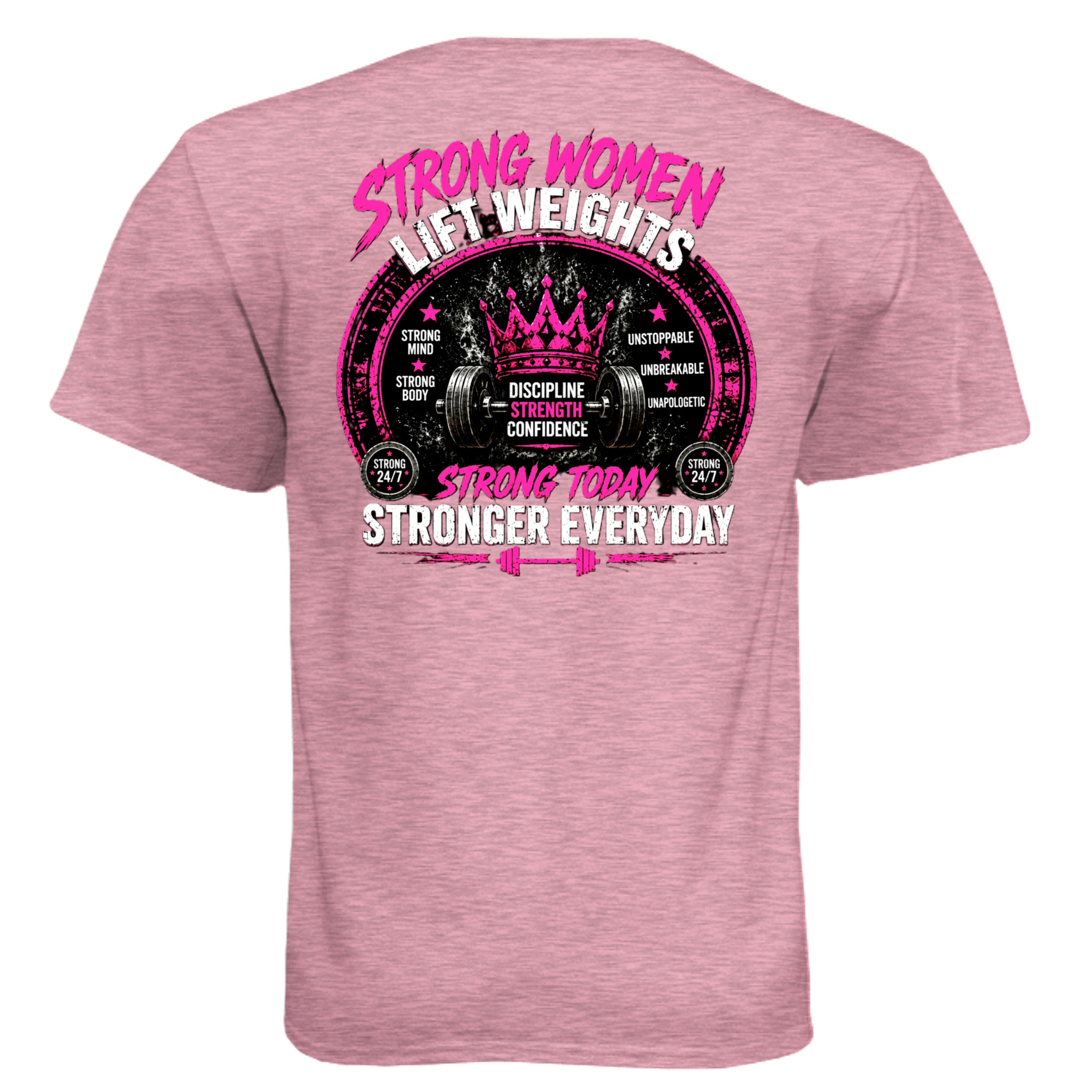 Heather Light Pink - N6210 - BACK