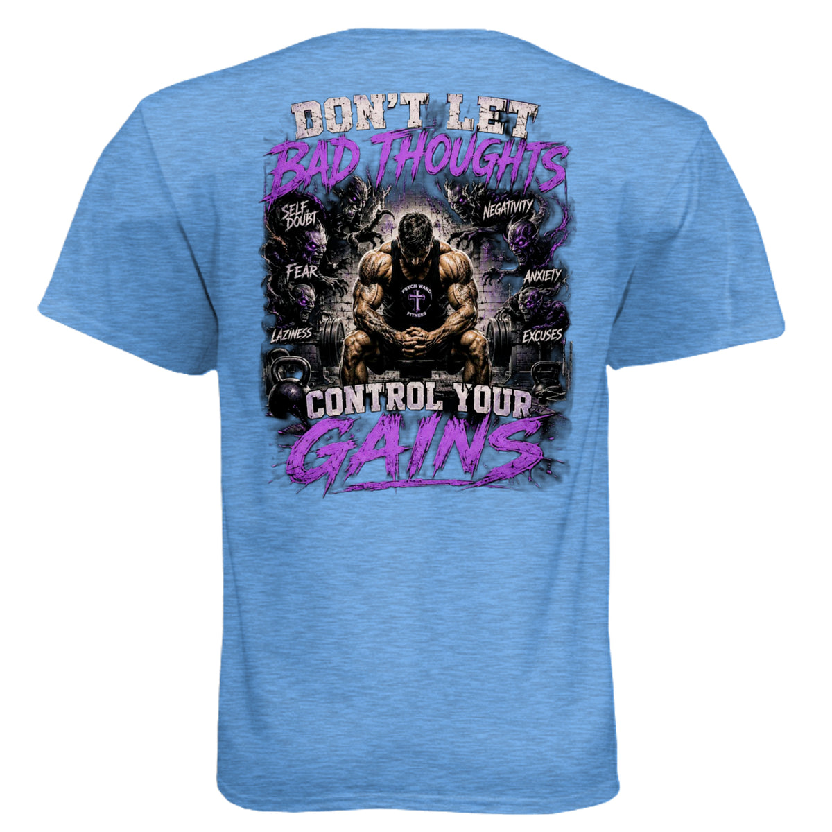 Heather Columbia Blue - N6210 - BACK