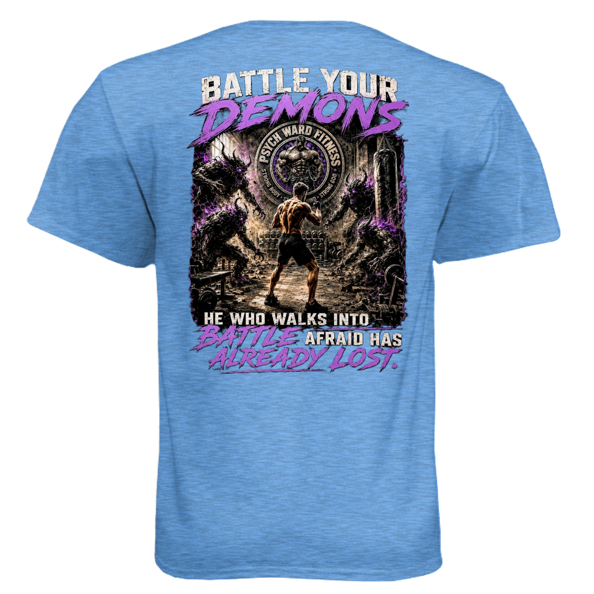 Heather Columbia Blue - N6210 - BACK