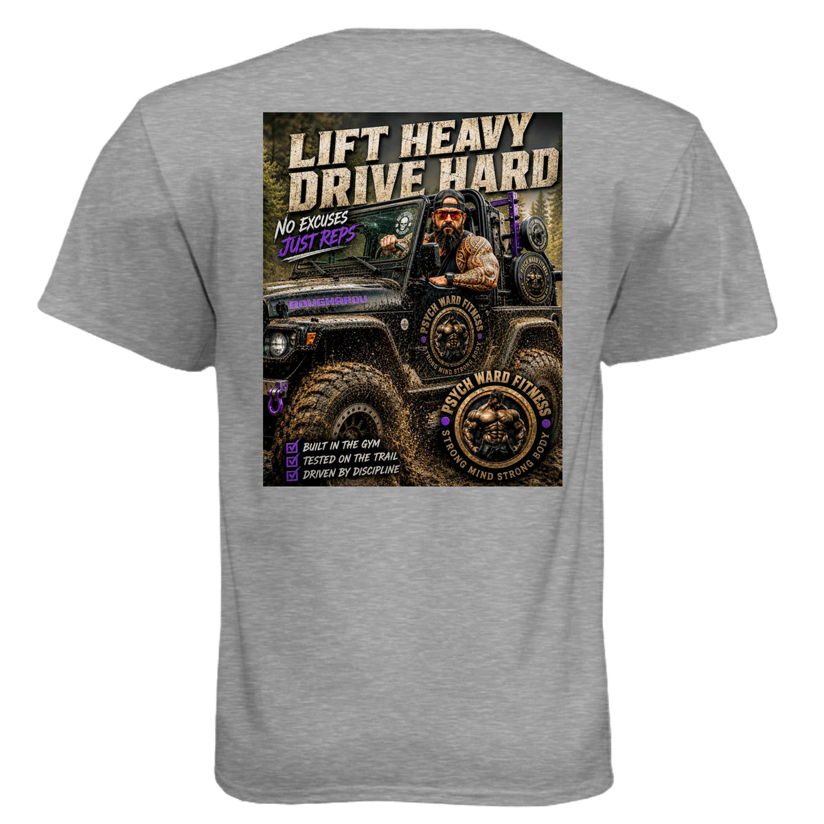 Dark Heather Grey (60/40) - N6210 - BACK