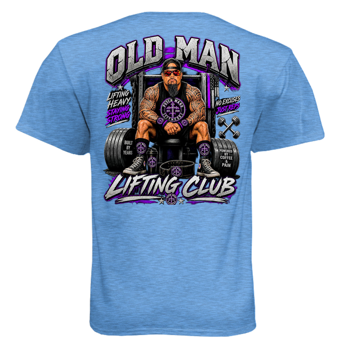 Heather Columbia Blue - N6210 - BACK