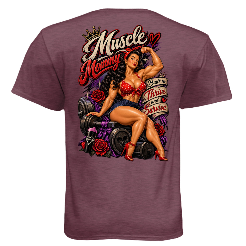 Heather Maroon - N6210 - BACK
