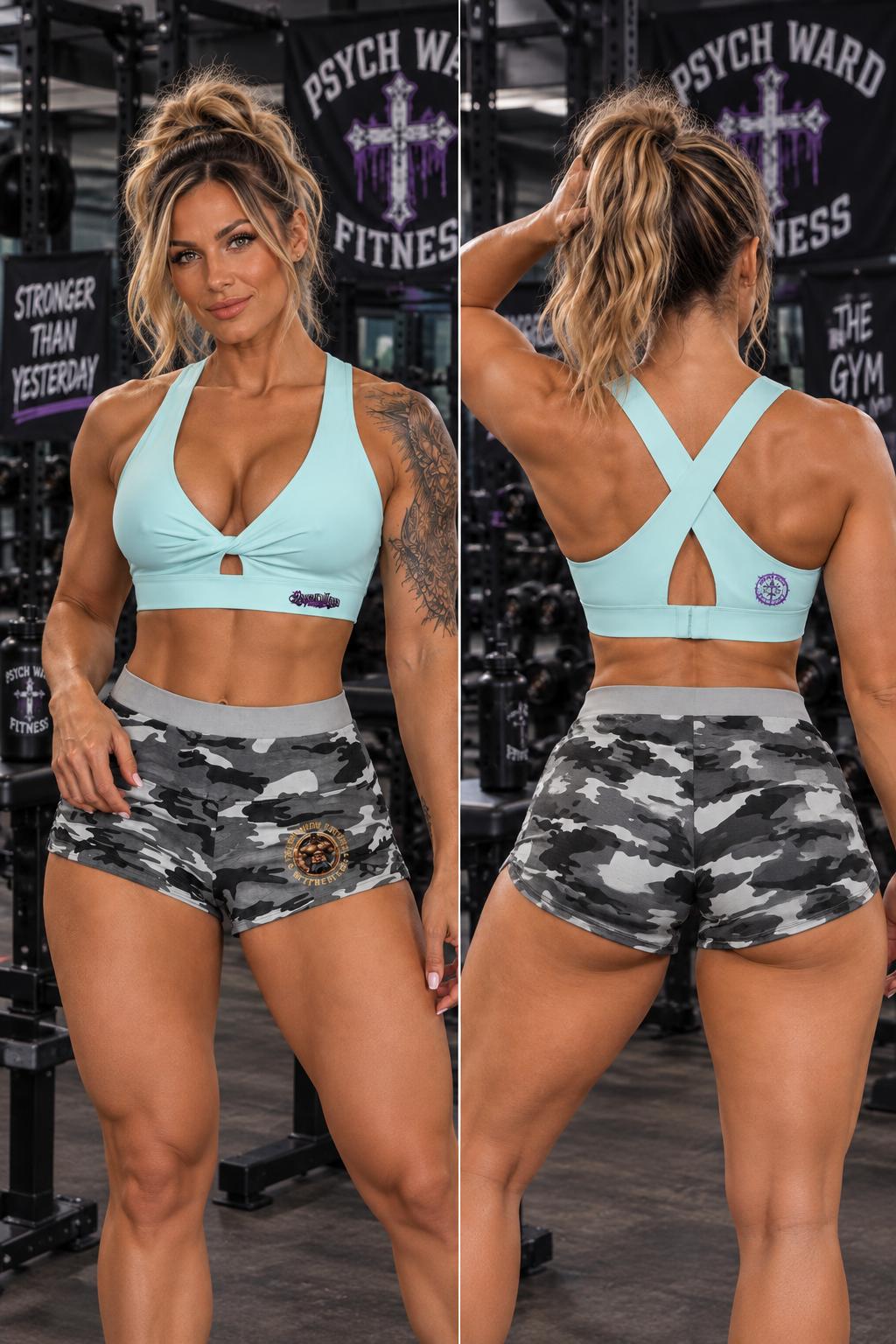 Women's Slim Camo Shorts